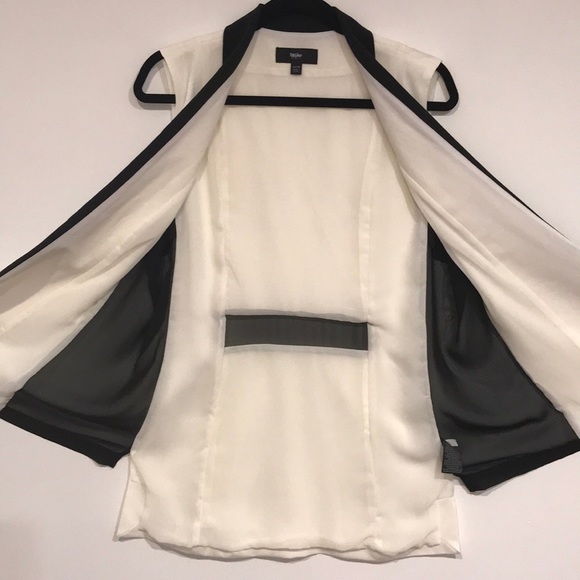 Mossimo White/Black Tuxedo Vest w/ Sheer - Picture 3 of 6